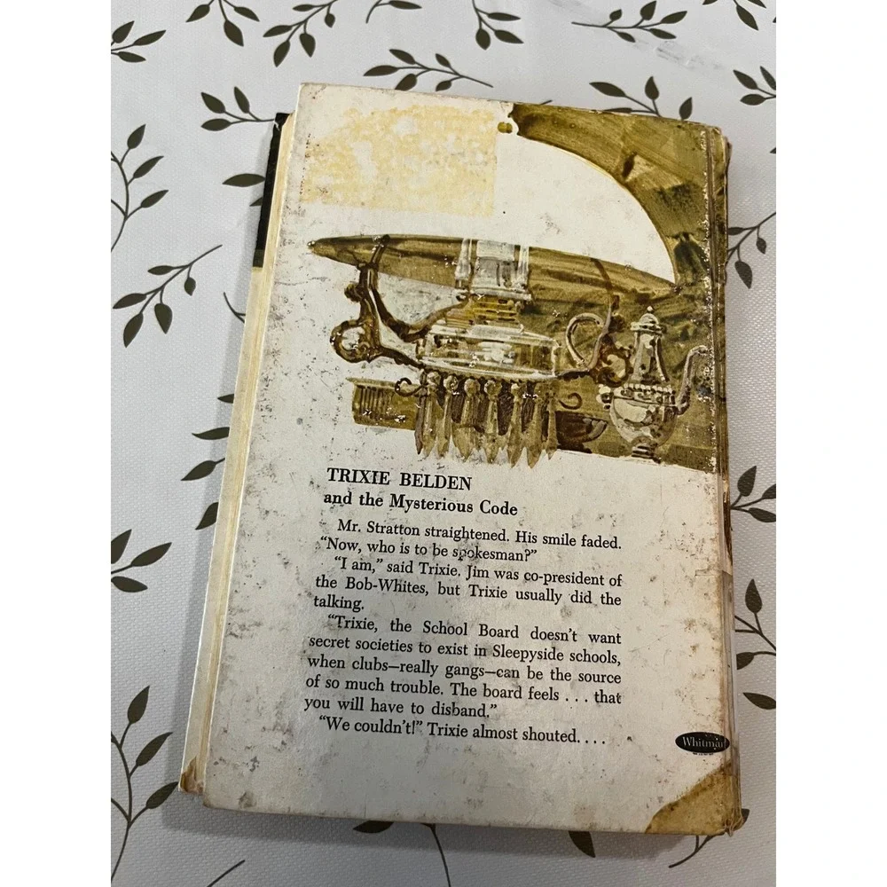 Trixie Belden and the Mysterious Code Kathryn Kenny Whitman Vintage Hardcover